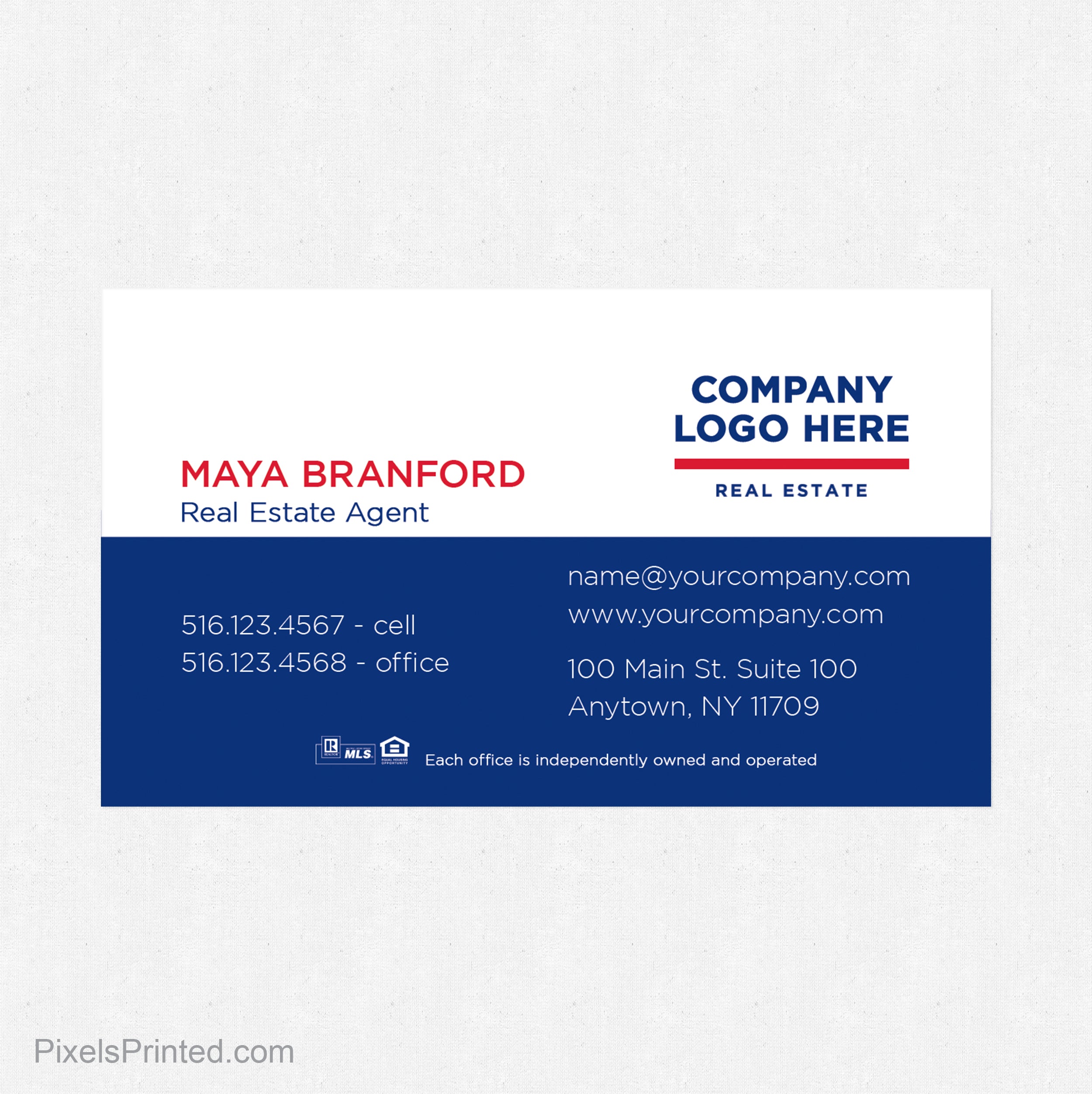 ERA real estate business card PixelsPrinted