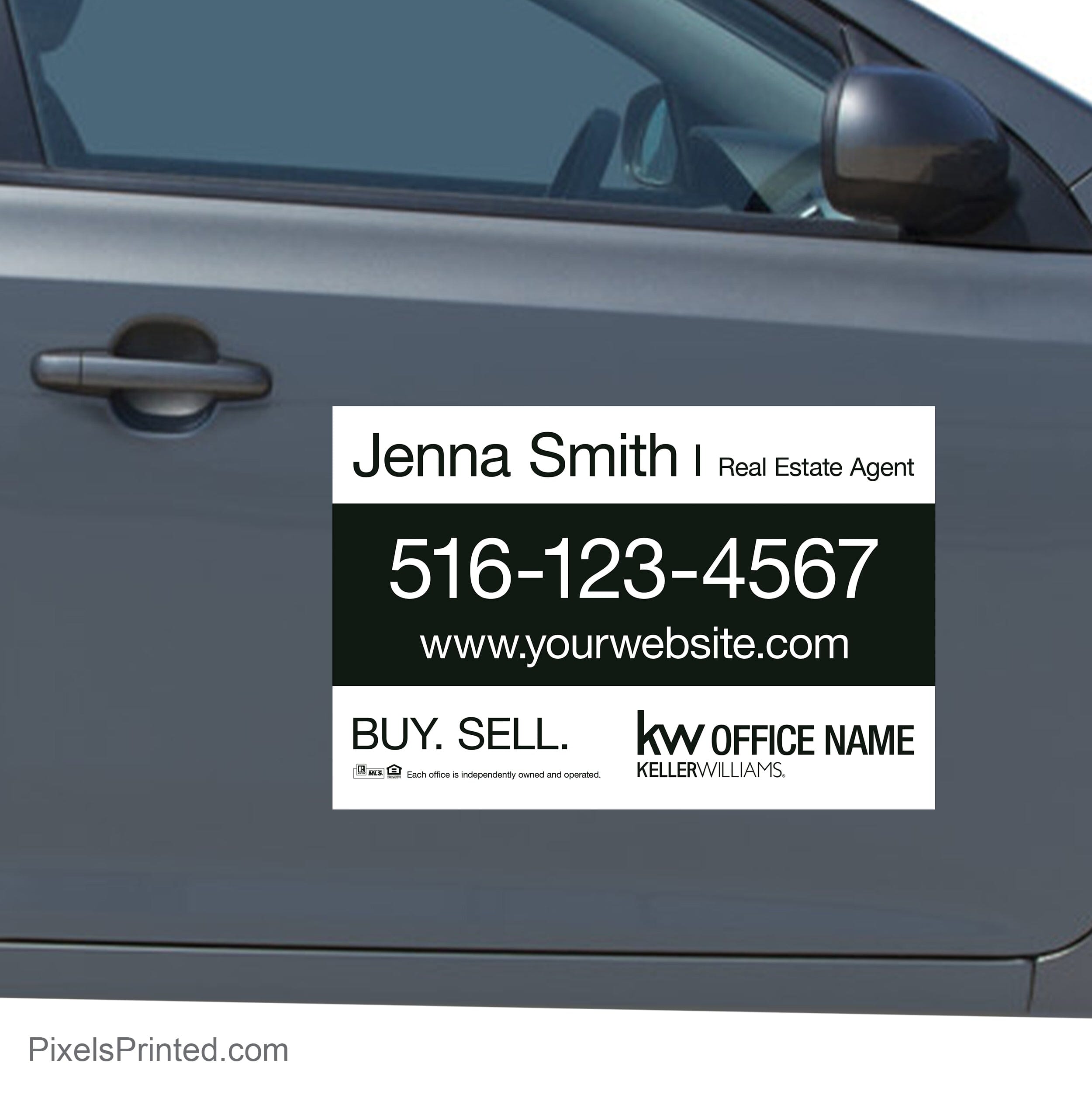 Keller Williams car decals 12”x18” PixelsPrinted