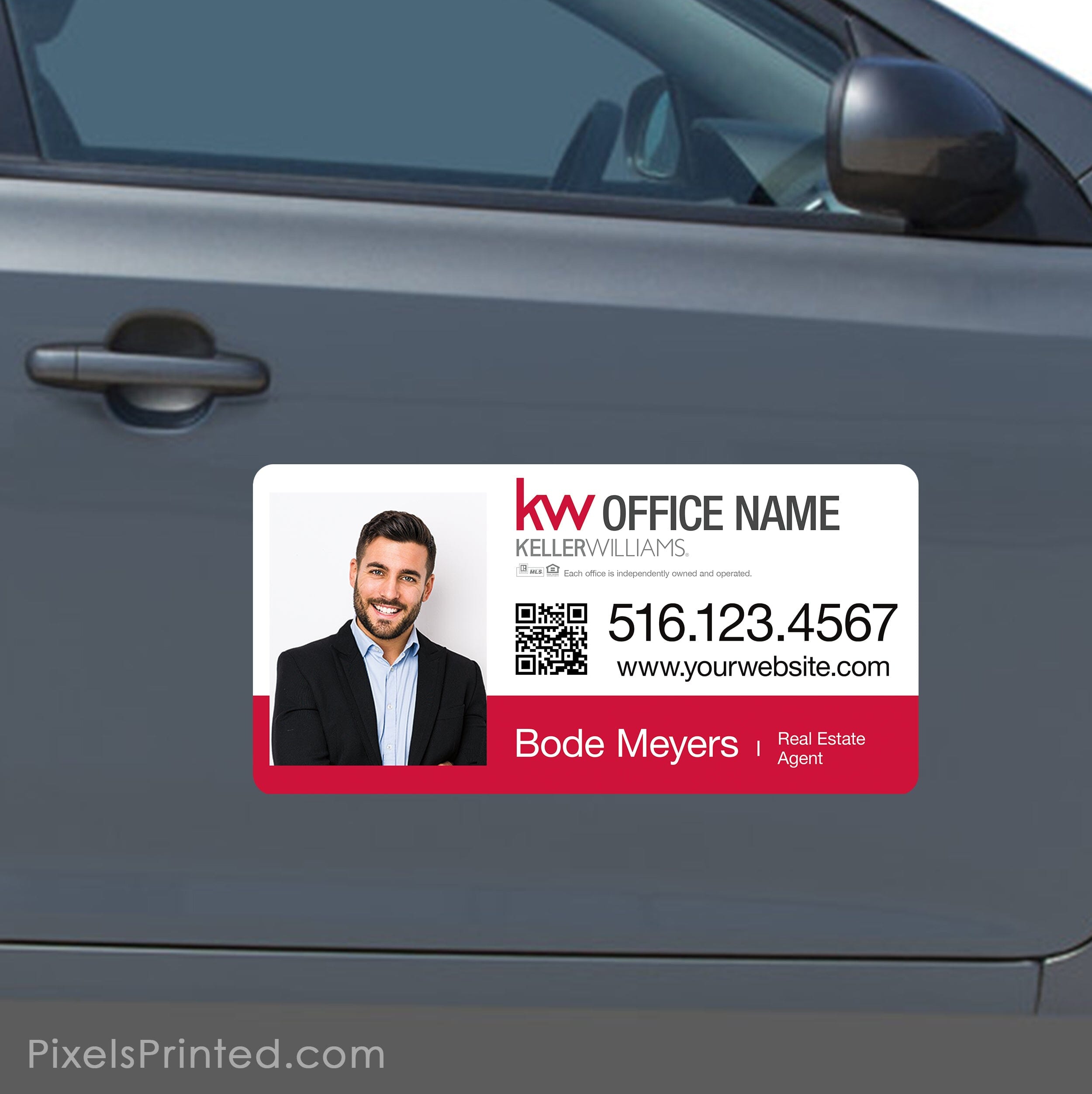 Keller Williams car 12”x24” PixelsPrinted
