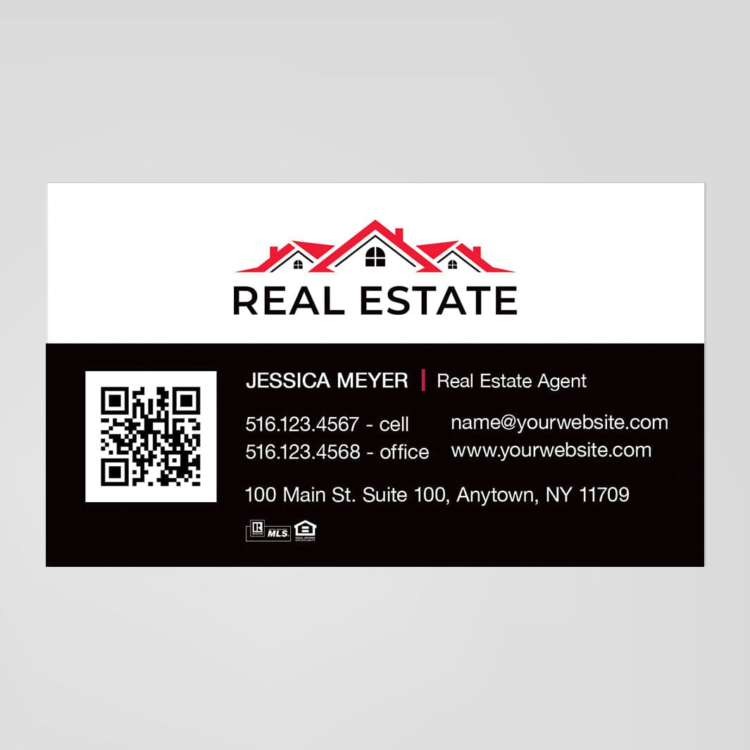 Independent real estate business card magnets