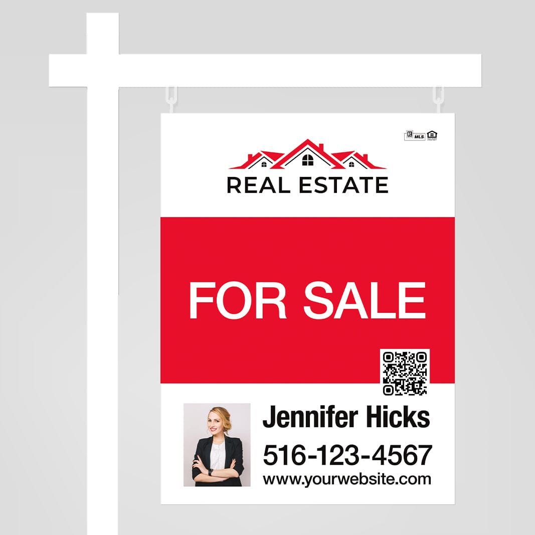 Independent real estate sign panels