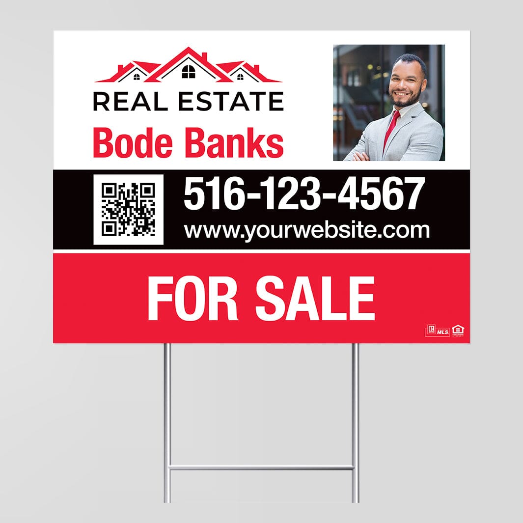 Independent real estate yard signs