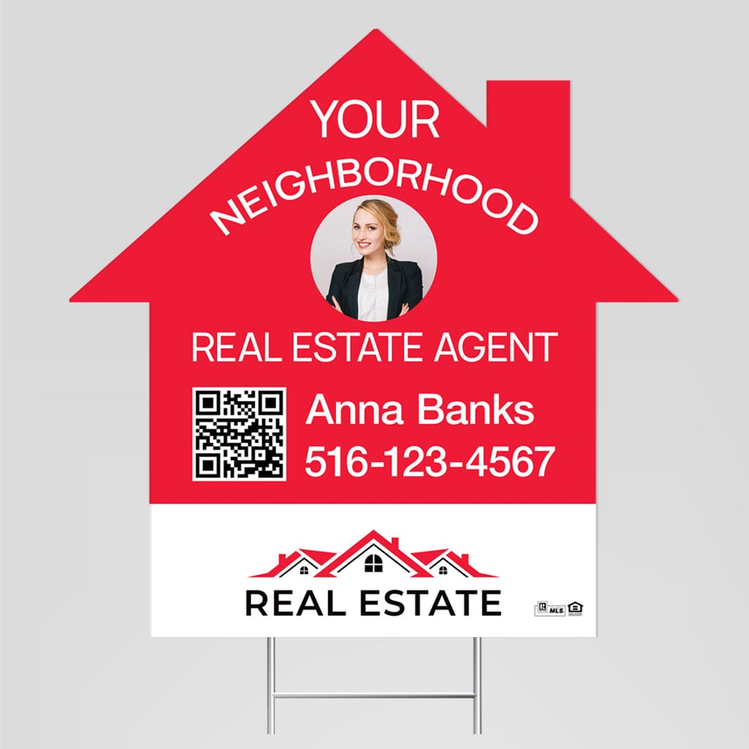 Independent real estate your neighborhood agent yard signs