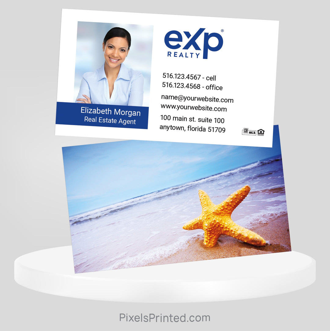 beach EXP realty business cards Business Cards PixelsPrinted 