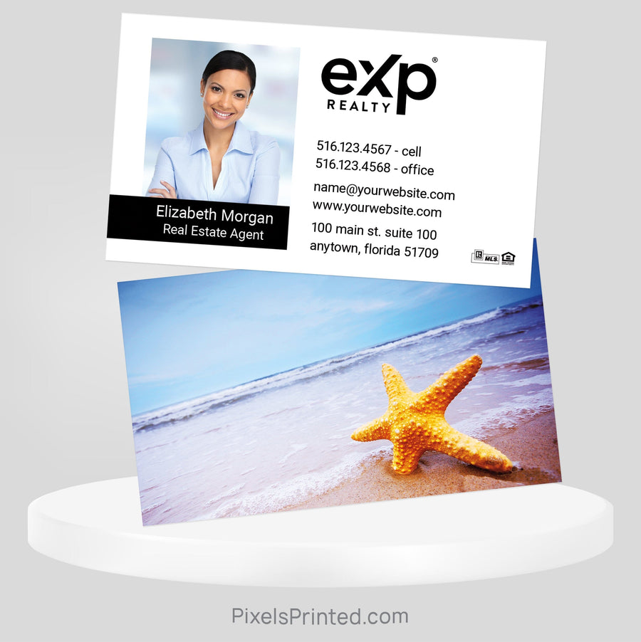 beach EXP realty business cards Business Cards PixelsPrinted 