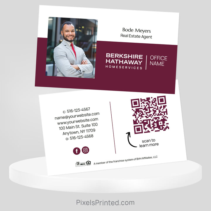 Berkshire Hathaway business cards Business Cards PixelsPrinted 