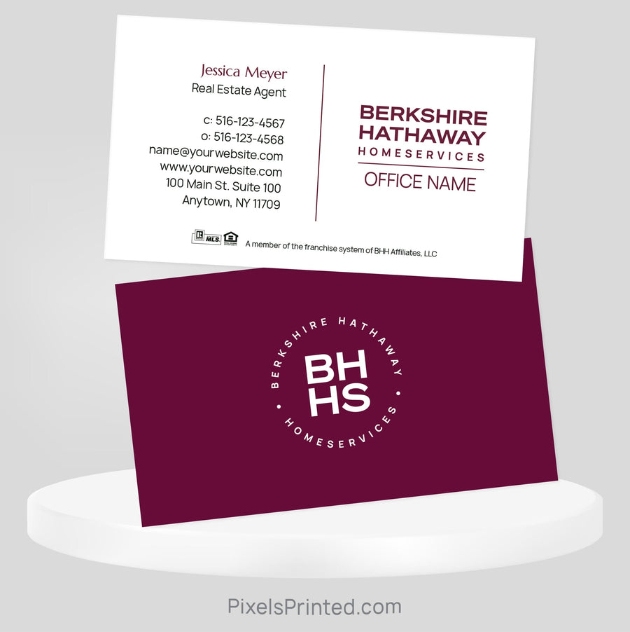 Berkshire Hathaway business cards Business Cards PixelsPrinted 