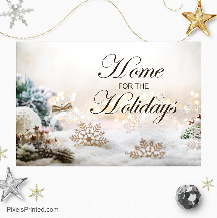 Berkshire Hathaway Christmas holiday postcards PixelsPrinted 