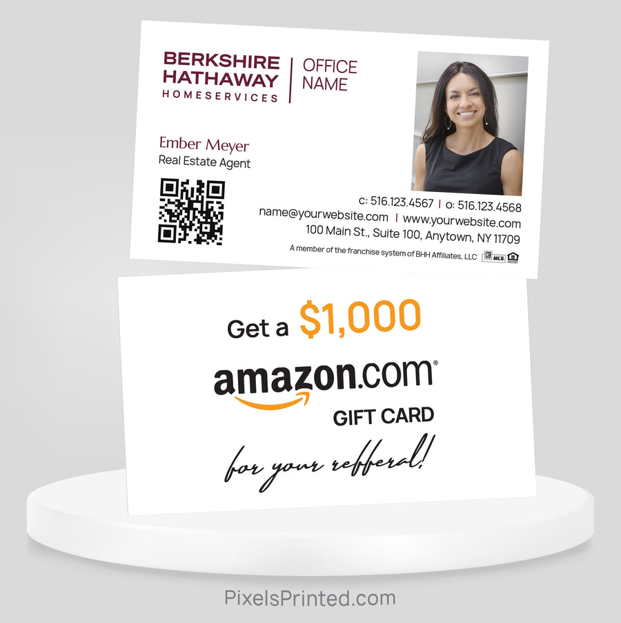 Berkshire Hathaway referral business cards Business Cards PixelsPrinted 
