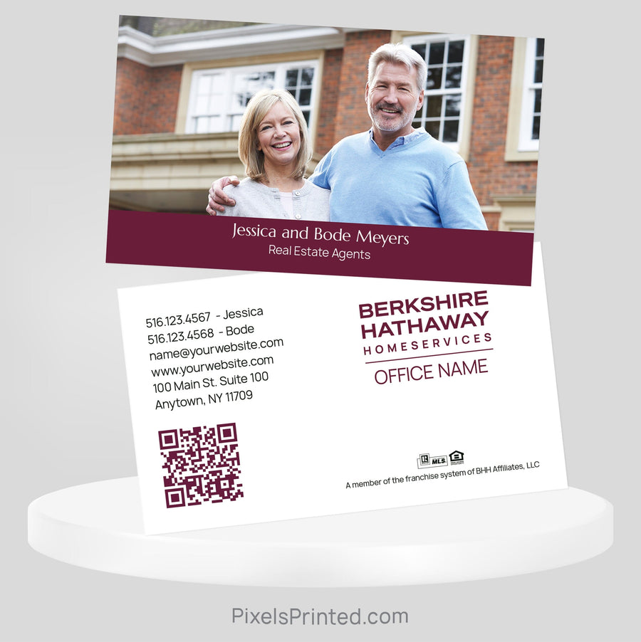 Berkshire Hathaway team business cards Business Cards PixelsPrinted 