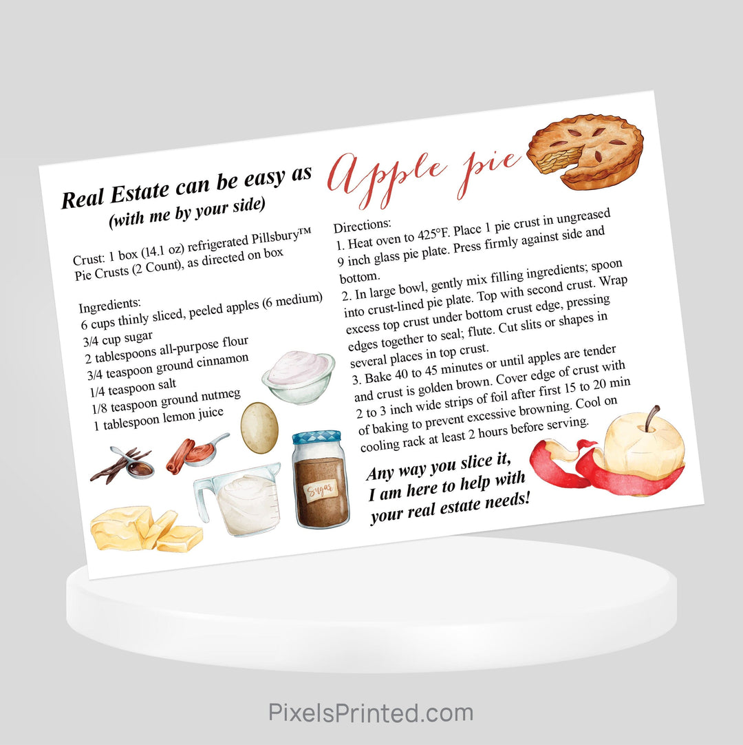 Berkshire Hathaway Thanksgiving recipe postcards PixelsPrinted 