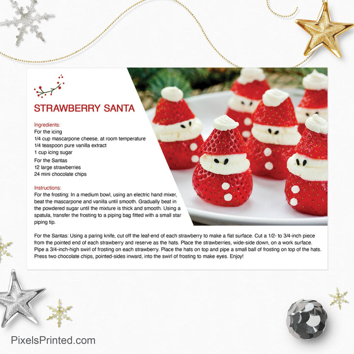 Century 21 Christmas recipe postcards postcards PixelsPrinted 