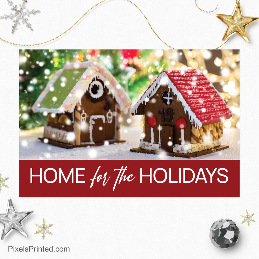 Coldwell Banker Christmas holiday postcards PixelsPrinted 