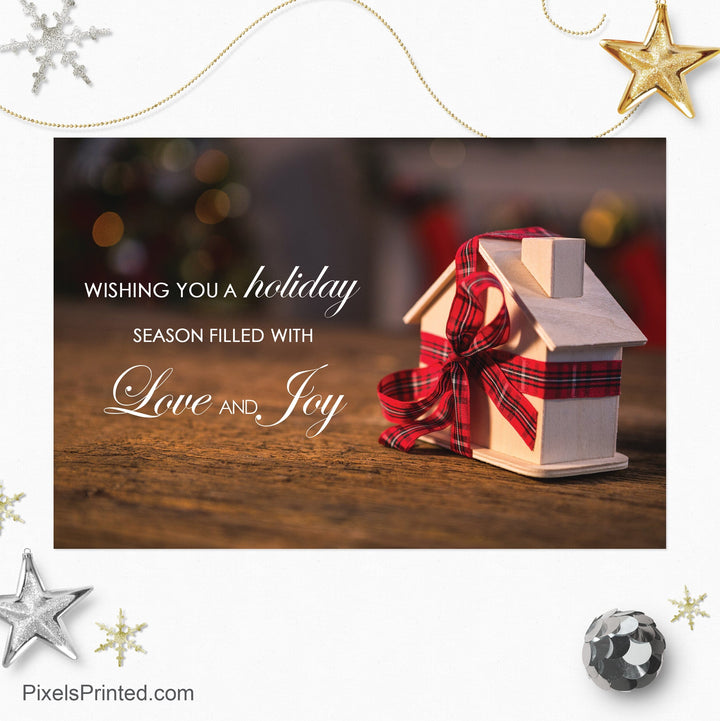 Coldwell Banker Christmas holiday postcards PixelsPrinted 