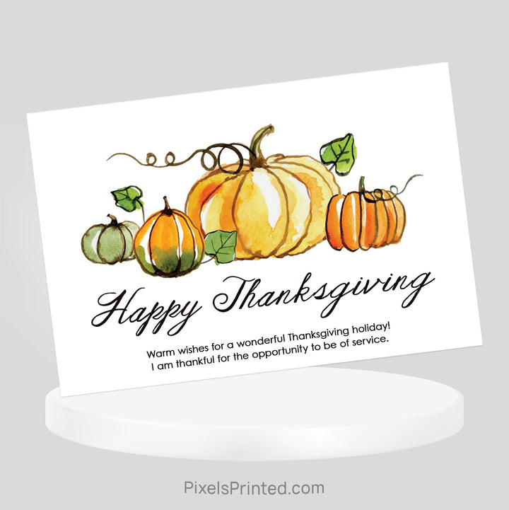 ERA real estate fall Thanksgiving postcards PixelsPrinted 