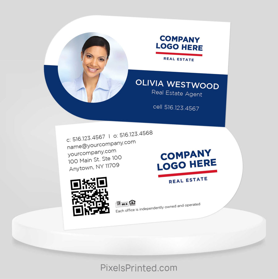 ERA real estate half circle business cards Business Cards PixelsPrinted 