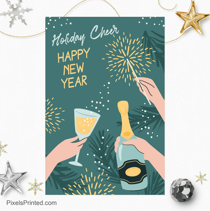 ERA real estate New Year postcards PixelsPrinted 