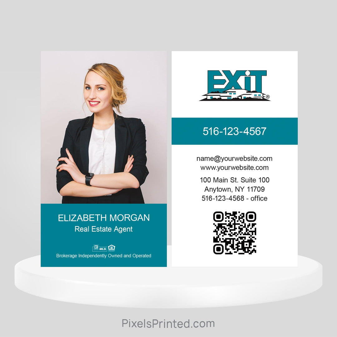 EXIT realty business cards Business Cards PixelsPrinted 