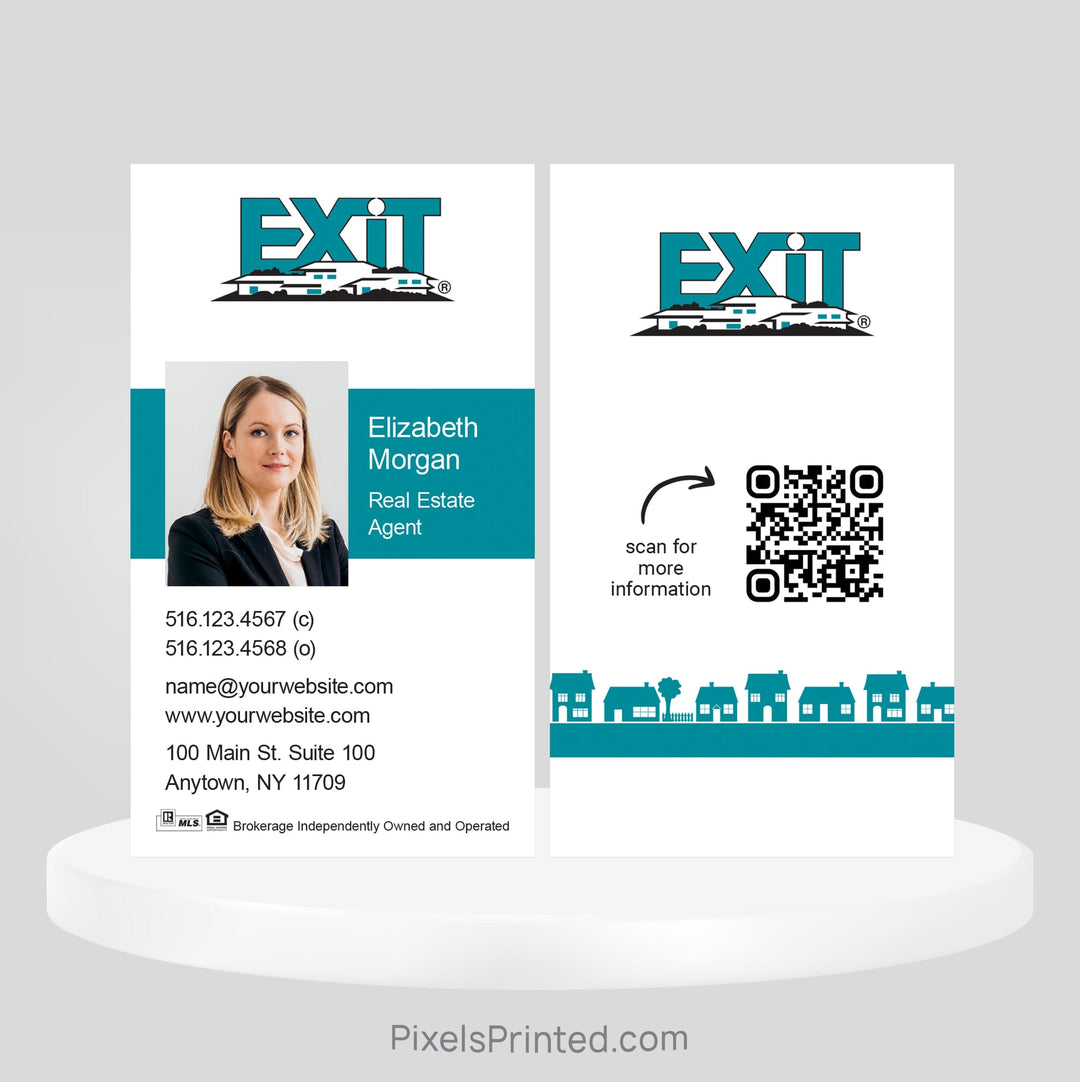 EXIT realty business cards Business Cards PixelsPrinted 