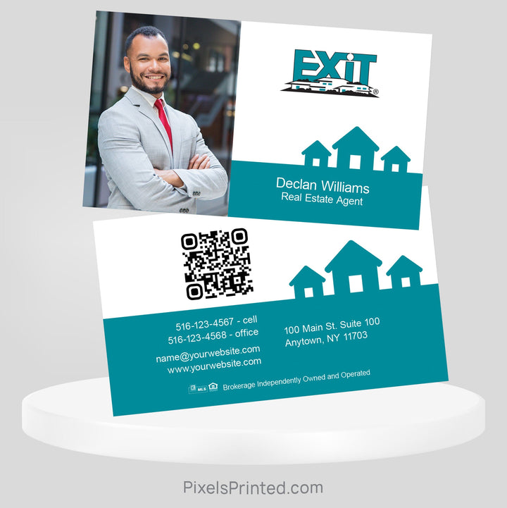 EXIT realty business cards Business Cards PixelsPrinted 