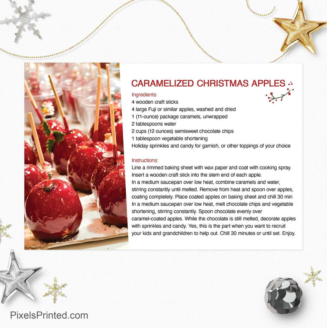 EXIT realty Christmas recipe postcards PixelsPrinted 