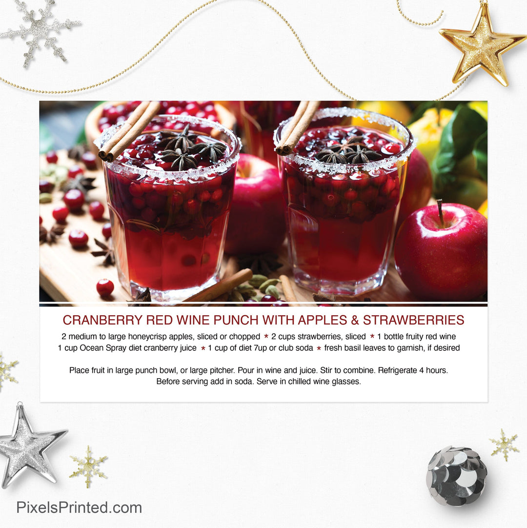 EXIT realty Christmas recipe postcards PixelsPrinted 