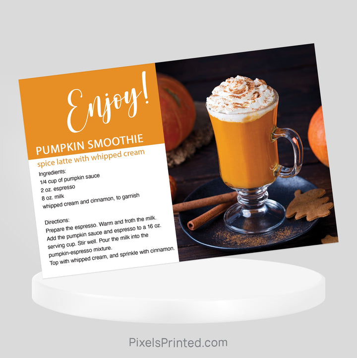 EXIT realty Thanksgiving recipe postcards PixelsPrinted 