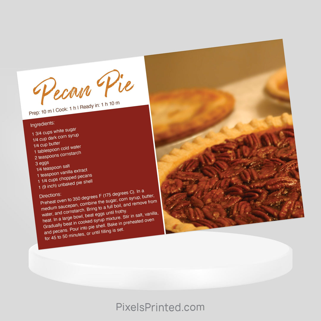 EXIT realty Thanksgiving recipe postcards PixelsPrinted 