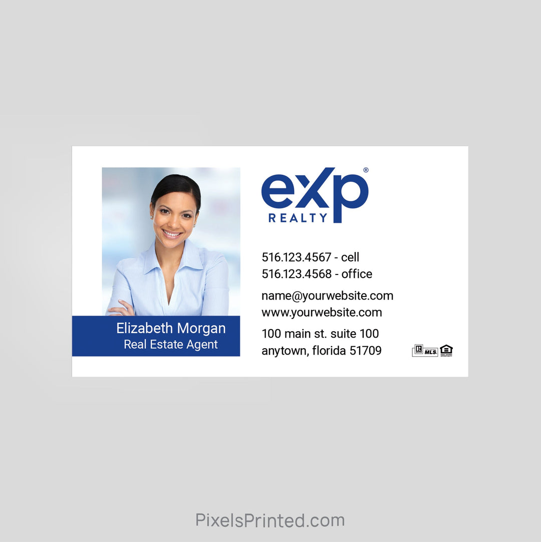 EXP realty business card magnets PixelsPrinted 