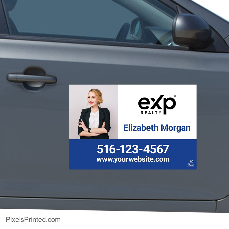 EXP realty car decals - 12”x18” car decals PixelsPrinted 