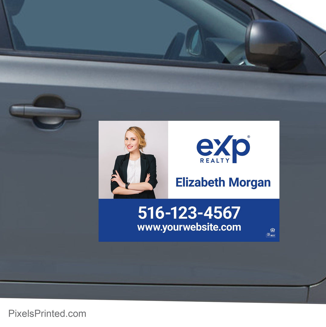 EXP realty car decals - 12”x18” car decals PixelsPrinted 