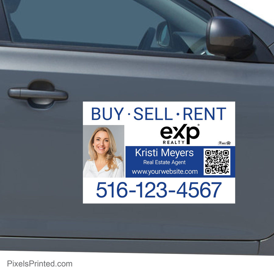 EXP realty car decals - 12”x18” car decals PixelsPrinted 