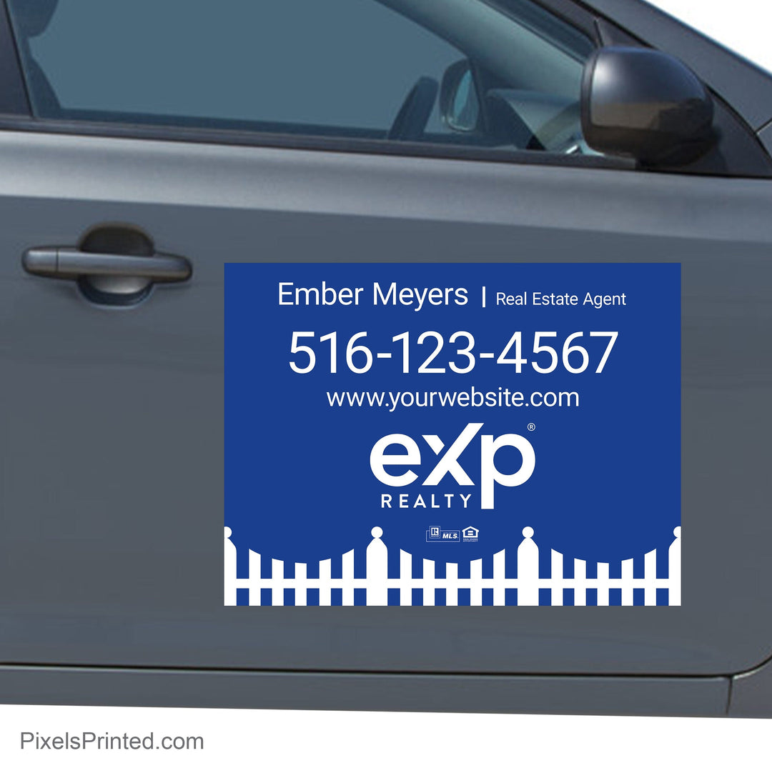 EXP realty car decals - 18”x24” car decals PixelsPrinted 