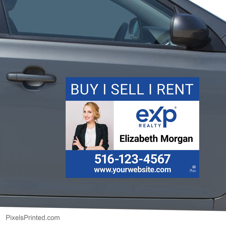 EXP realty car decals - 18”x24” car decals PixelsPrinted 