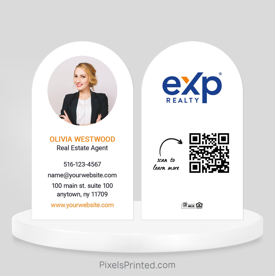 EXP realty half circle business cards Business Cards PixelsPrinted 