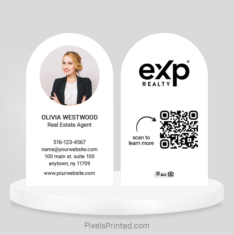 EXP realty half circle business cards Business Cards PixelsPrinted 