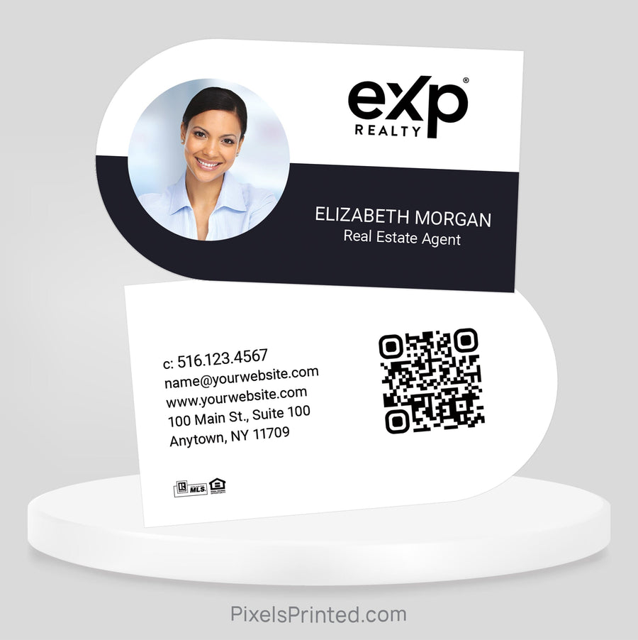 EXP realty half circle business cards Business Cards PixelsPrinted 