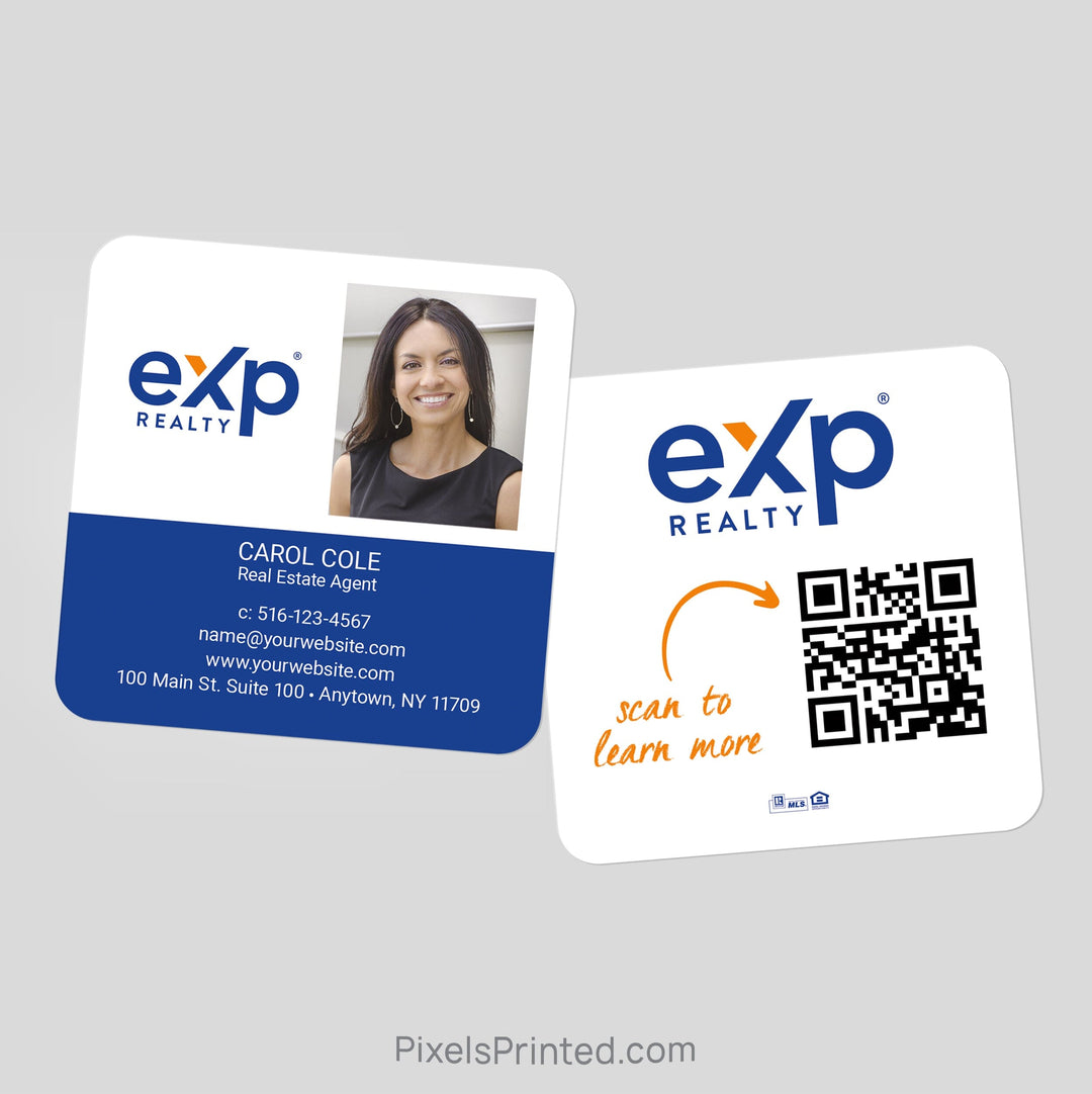EXP realty square business cards Business Cards PixelsPrinted 