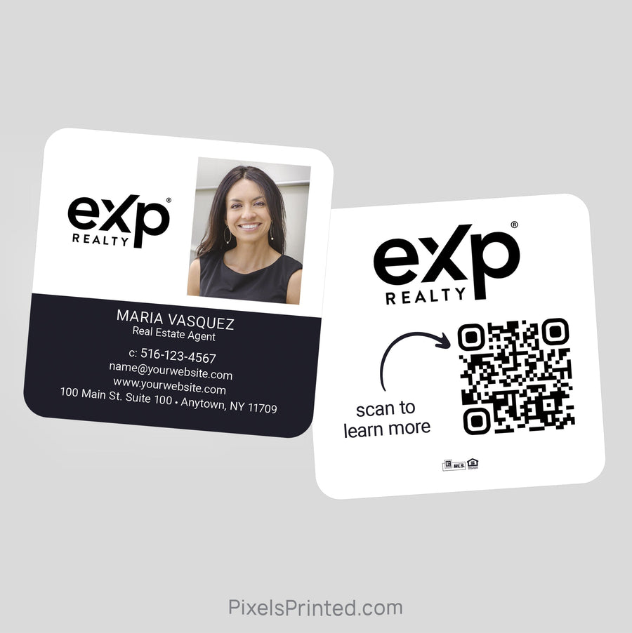 EXP realty square business cards Business Cards PixelsPrinted 