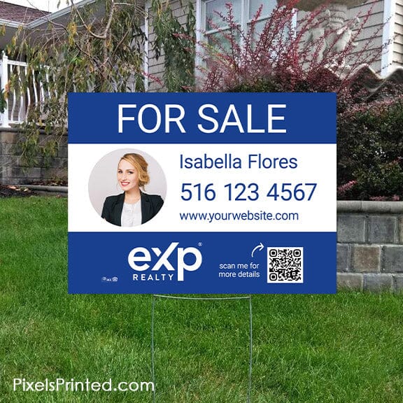 EXP realty yard signs yard signs PixelsPrinted 