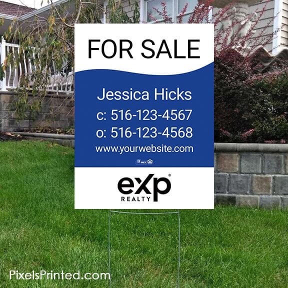 EXP realty yard signs yard signs PixelsPrinted 