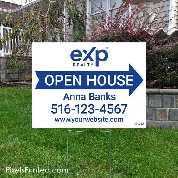 EXP realty yard signs yard signs PixelsPrinted 