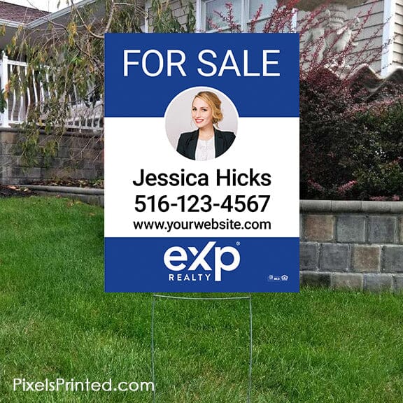 EXP realty yard signs yard signs PixelsPrinted 