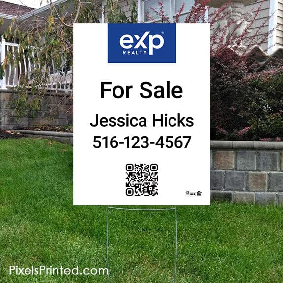 EXP realty yard signs yard signs PixelsPrinted 