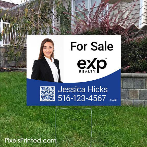 EXP realty yard signs yard signs PixelsPrinted 