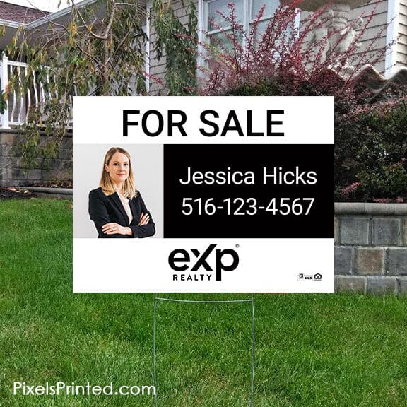 EXP realty yard signs yard signs PixelsPrinted 