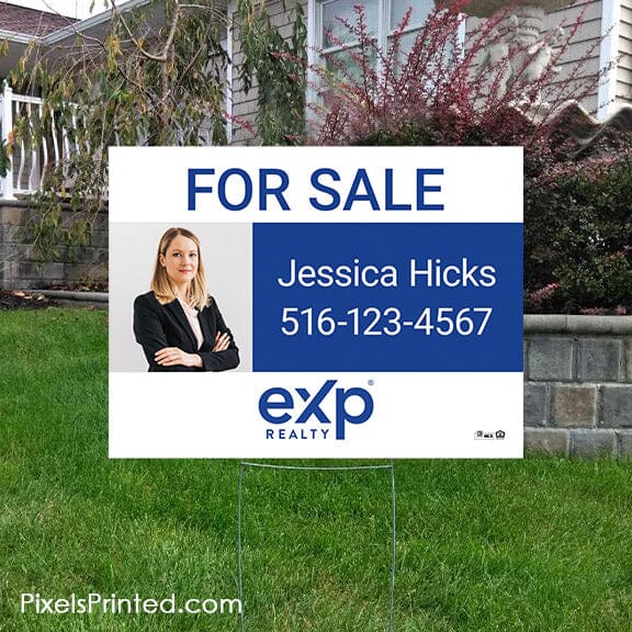 EXP realty yard signs yard signs PixelsPrinted 