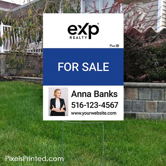 EXP realty yard signs yard signs PixelsPrinted 