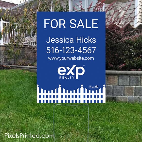 EXP realty yard signs yard signs PixelsPrinted 