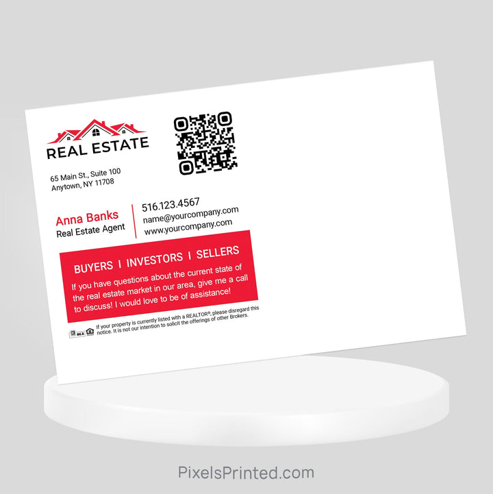 Independent real estate Fall Maintenance postcard PixelsPrinted 